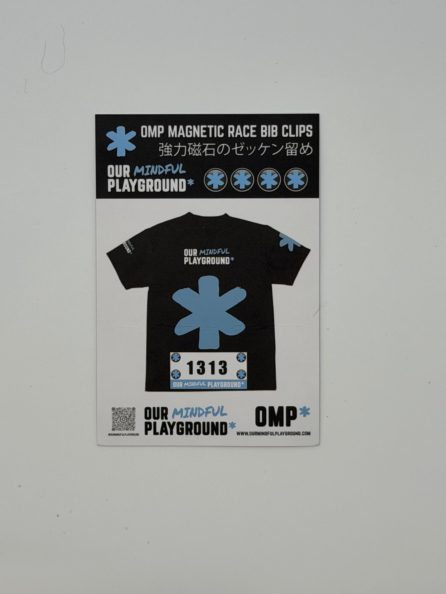 OMP レース ビブクリップ（ピンなし）