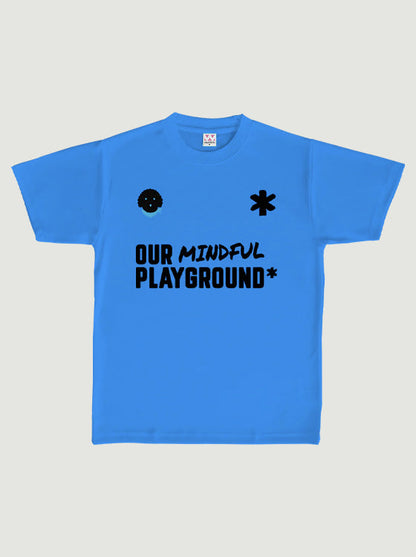 OMP YOLO PUP HYPE Dry-Fit Style Sports T-Shirt (Blue/Black)